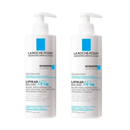 La Roche Posay Lipikar Baume Ap+M confezione da 2 x 400 ml