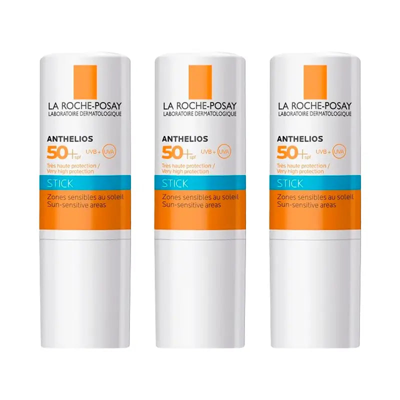 La Roche Posay Triplo Anthelios Stick Spf50+ Zone sensibili, 3 X 7 Gr