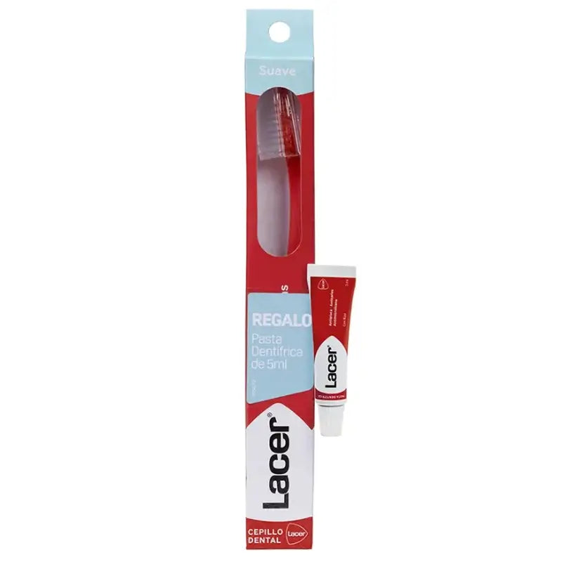 Lacer Spazzolino morbido + Dentifricio 5Ml