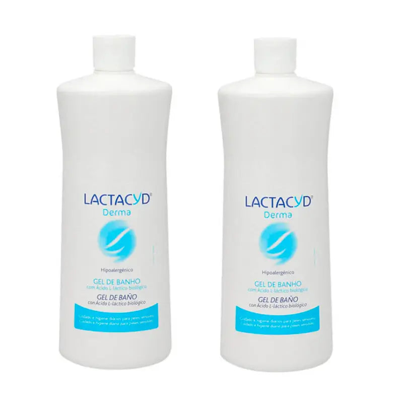 Lactacyd Derma Duplo Gel da bagno ipoallergenico 2 x 1 L