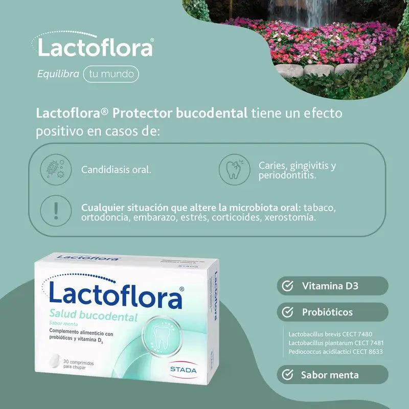 Lactoflora Bucodental Menta 30 Compresse