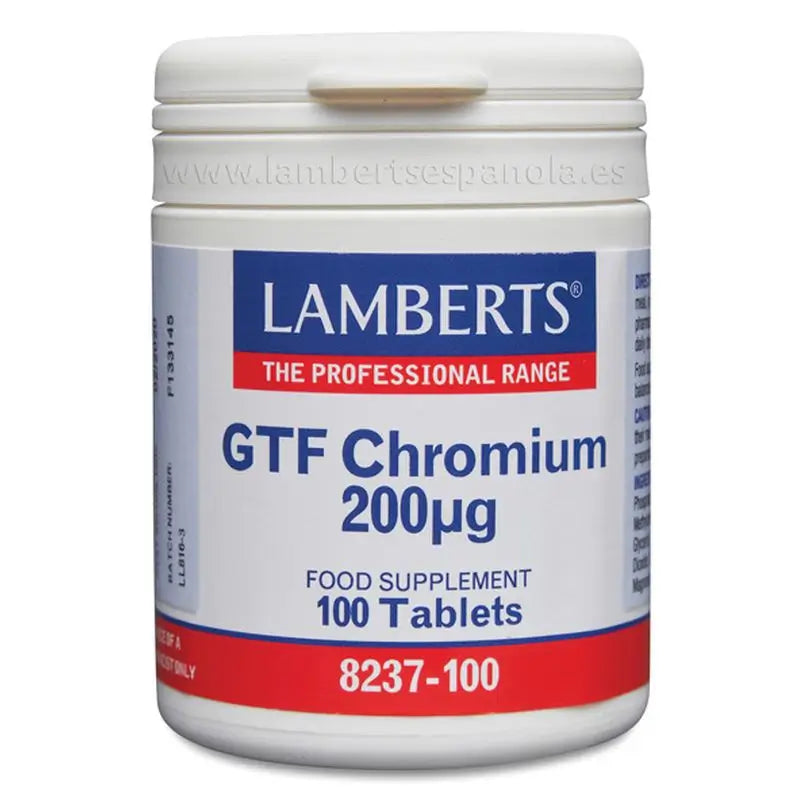Lamberts Cromo Gtf 200 , 100 tabletas