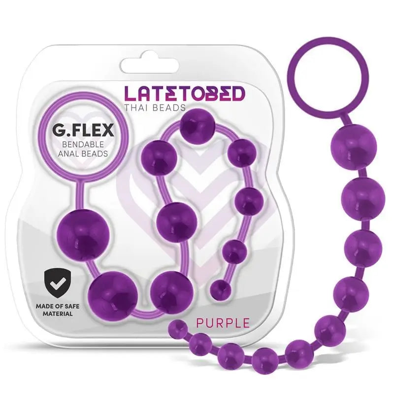 Latetobed Bolas Tailandesas Flexibles Púrpura