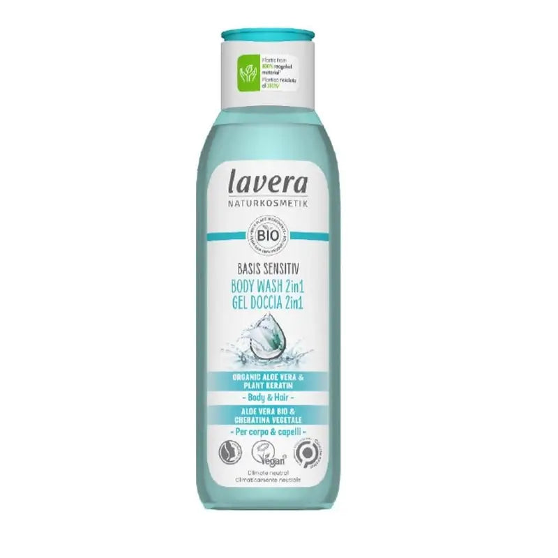 Lavera Basis Sensitiv Gel doccia - Shampoo 2 In 1 250Ml.