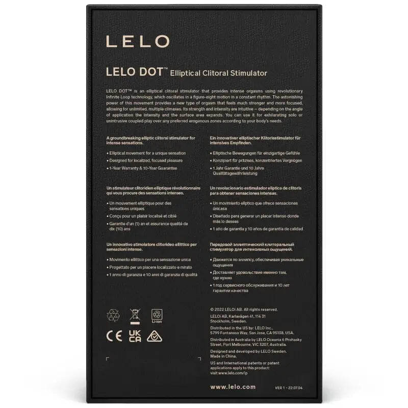 Stimolatore clitorideo Lelo Dot - Viola