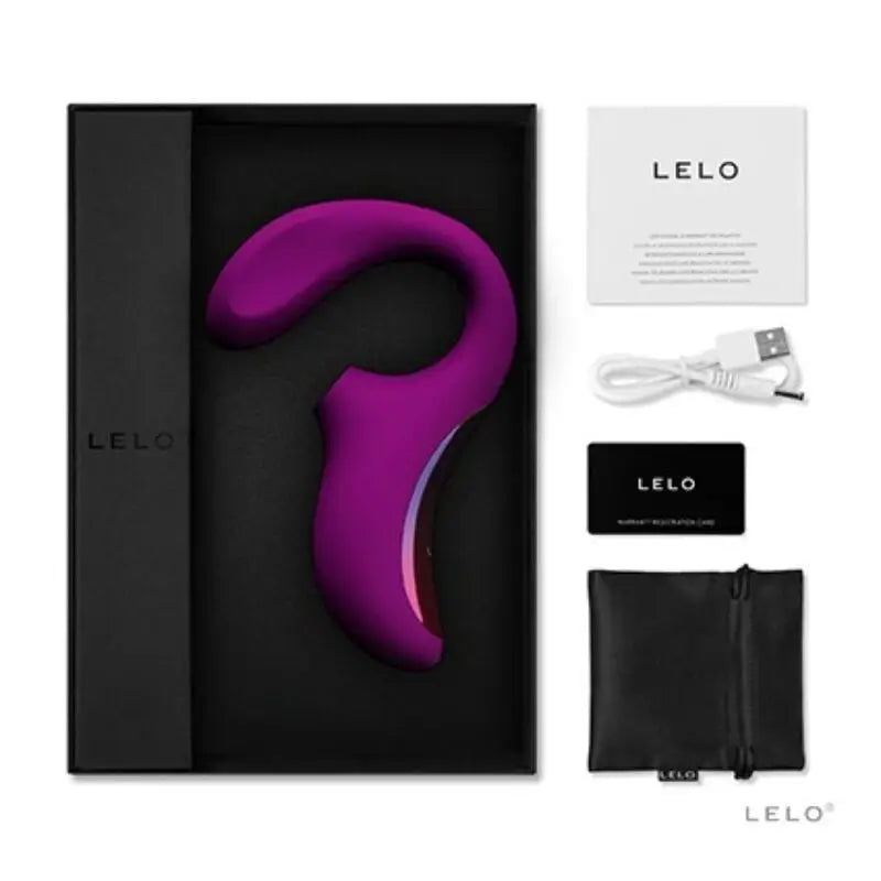 Lelo Enigma Cruise Massaggiatore sonico a doppia stimolazione Deep Rose
