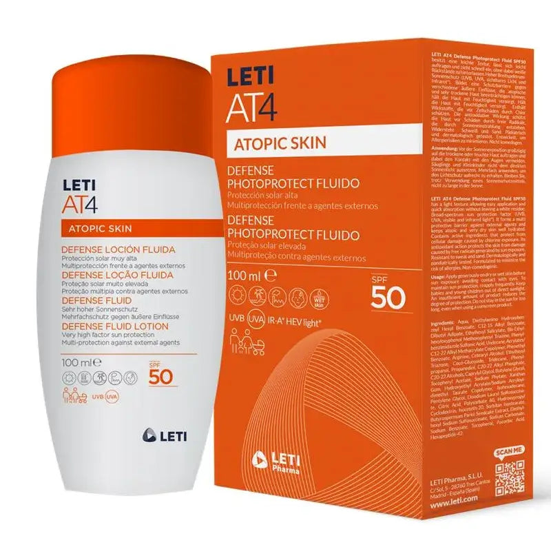 Leti At4 Defence Lozione fluida, 100 ml