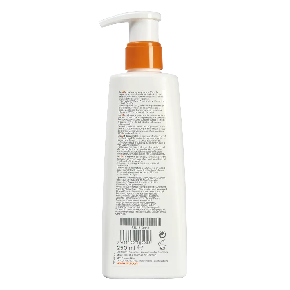 Latte corpo Letiat4, 250 ml