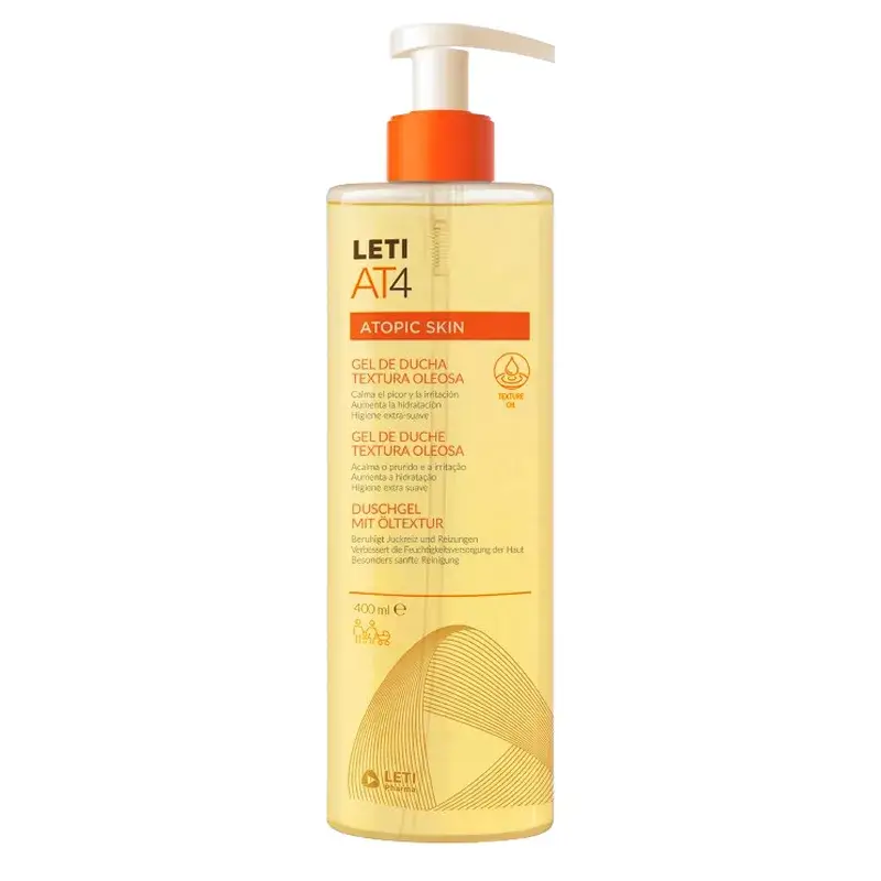Letiat4 Leti At4 Gel doccia con texture olio, 400 ml