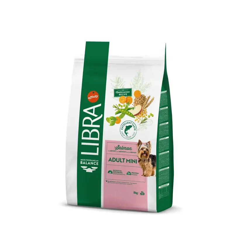 Libra Canine Adult Mini Salmon 8Kg, cibo per cani