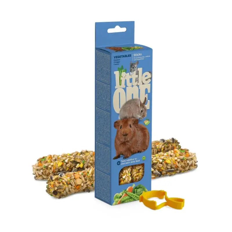Littleone Sticks Bastoncini vegetali C.India Coniglio Cincillà 8X120Gr