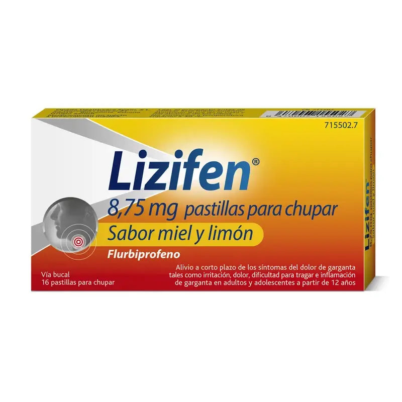 Lizifen 8,75 mg al gusto di limone e miele, 16 pastiglie