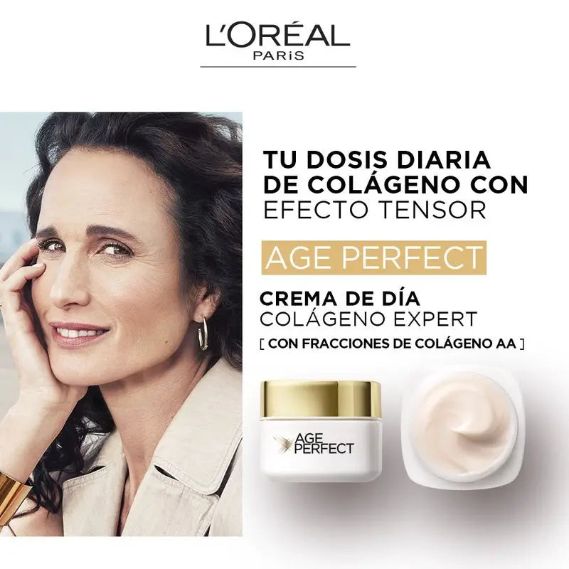 L'Oréal Paris Age Perfect Collagen Expert Crema Giorno Effetto Tensore, 50ml