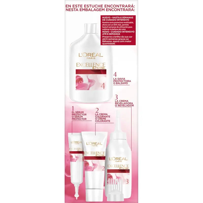 L'Oréal Paris Excellence Creme Colore permanente per capelli - Tonalità 5.3 Cioccolato pralinato