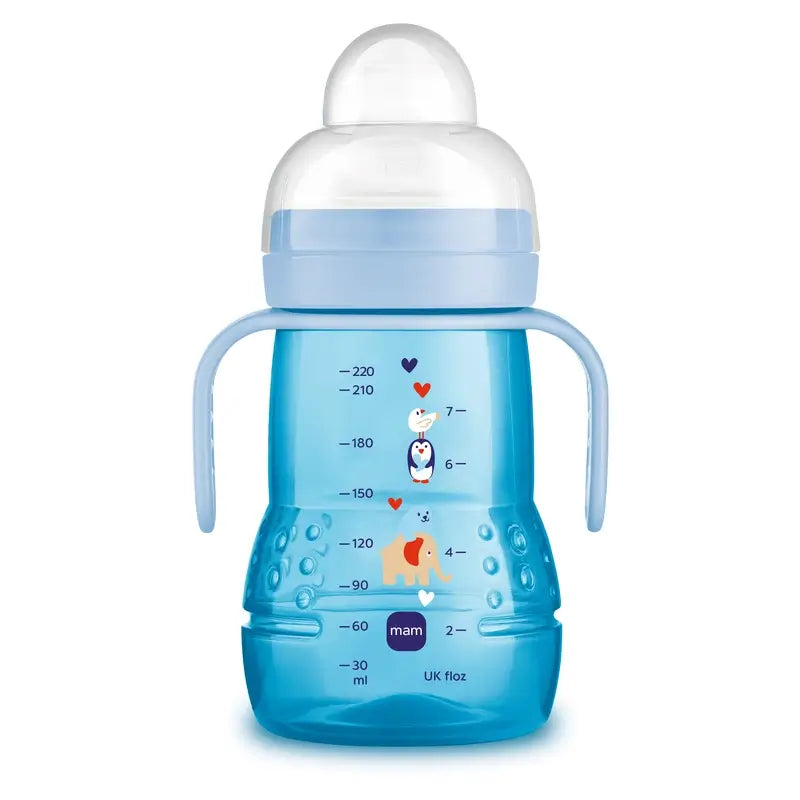 Mam Baby Trainer Bicchiere blu, 220 ml