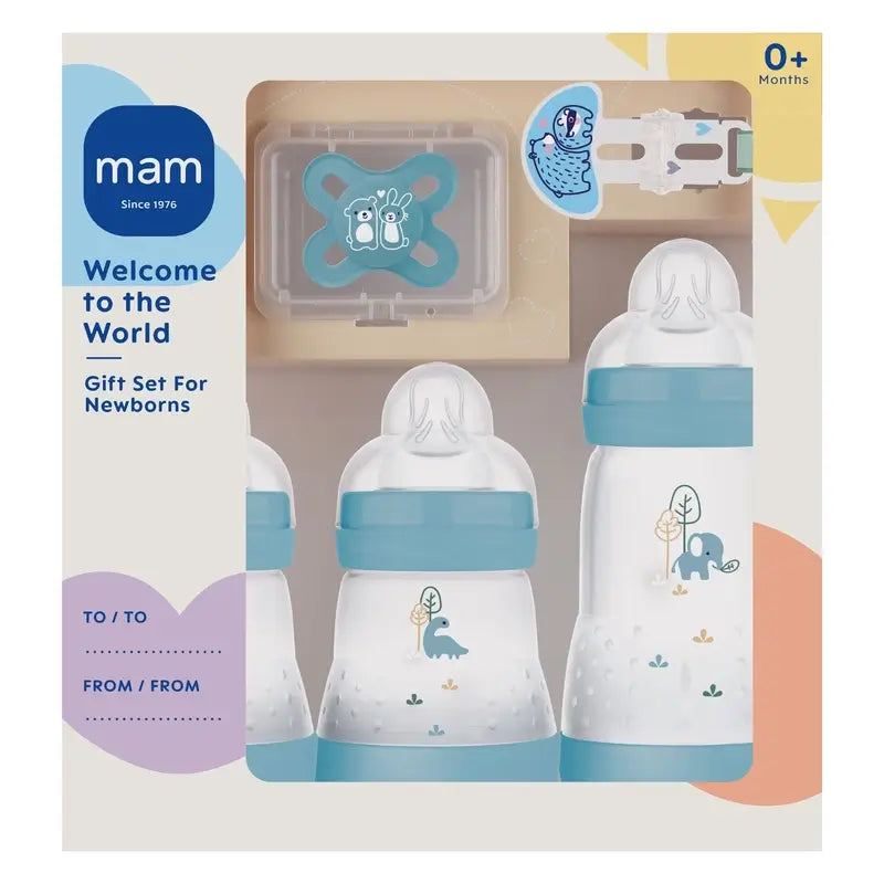 Mam Baby Set neonato Welcome To The World Blu