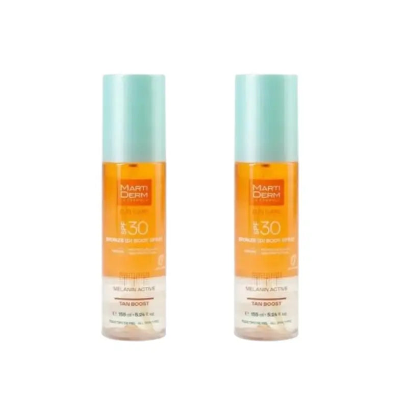 Martiderm Sun Care Spf30 Spray Corpo Bronzato, 2X155 Ml