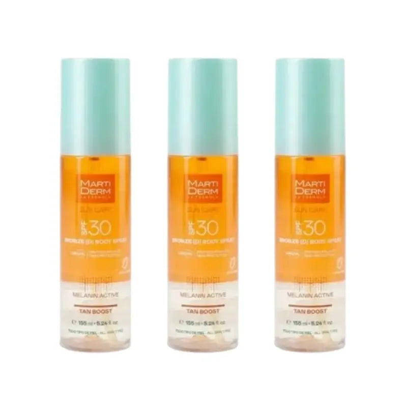 Martiderm Sun Care Spf30 Spray Corpo Bronzato, 3X155 Ml