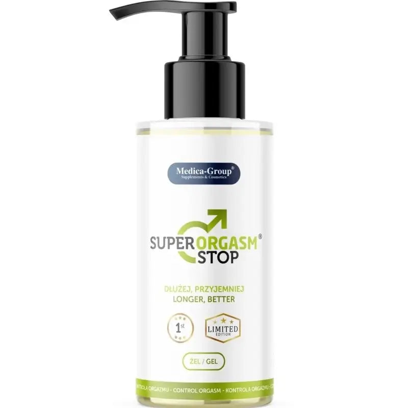 Gruppo Medica Super Orgasm Stop Gel intimo per uomo, 150 ml
