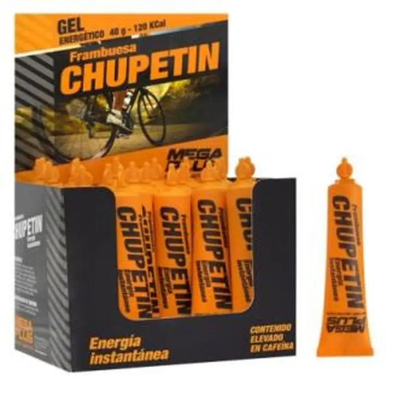 Mega Plus Chupetin Gel Energetico Fresa 20Uds.