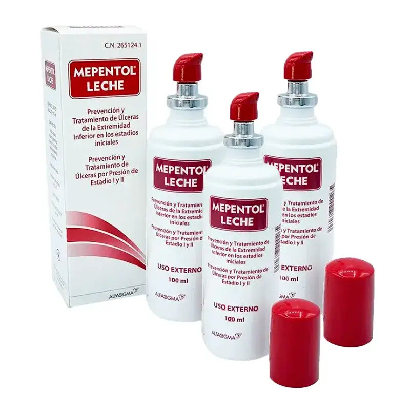 Mepentol Latte Emulsione, 3 x 100 ml
