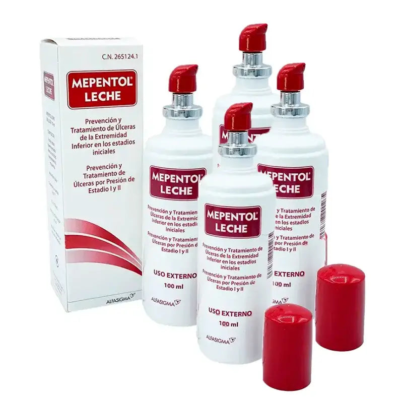 Mepentol Latte Emulsione, 4 x 100 ml