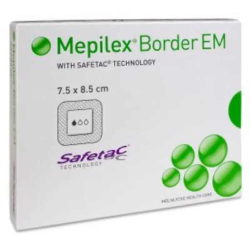 Mepilex Border Em Apósito 7,5X8,5 cm, 3 unidades