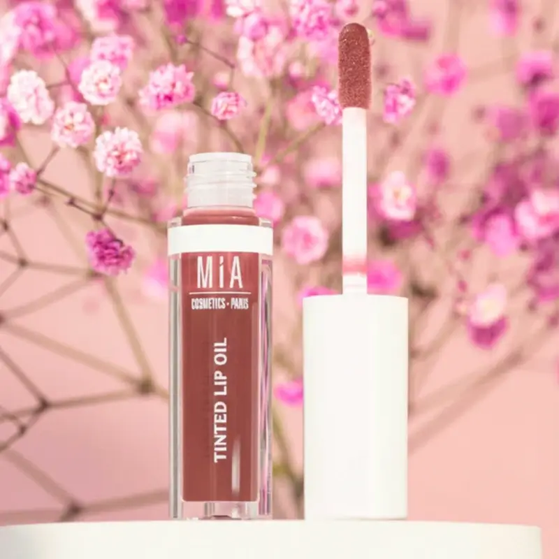 Mia Cosmetics Paris Rosy Nude Olio per labbra colorato, 1 pz.
