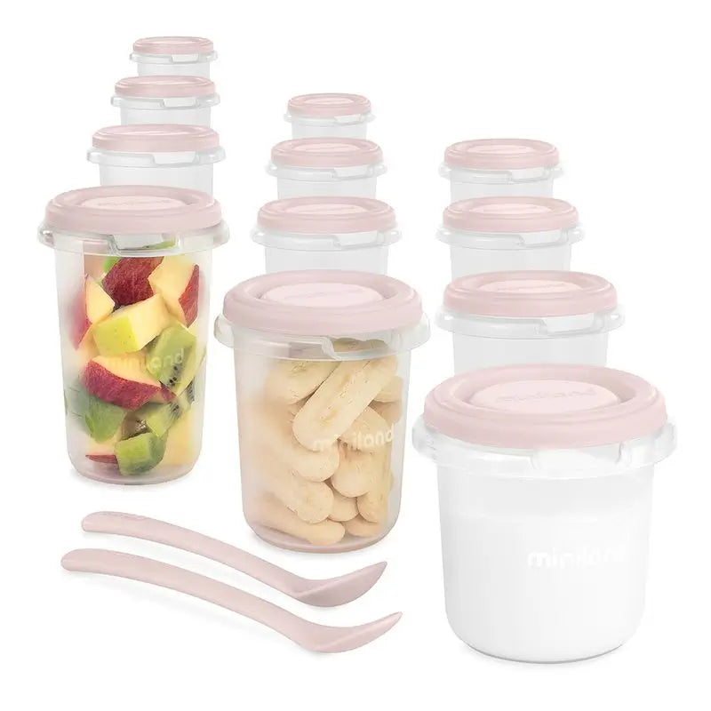 Miniland Set De 12 Herméticos Hermisized Candy 200Ml, 250Ml, 330Ml