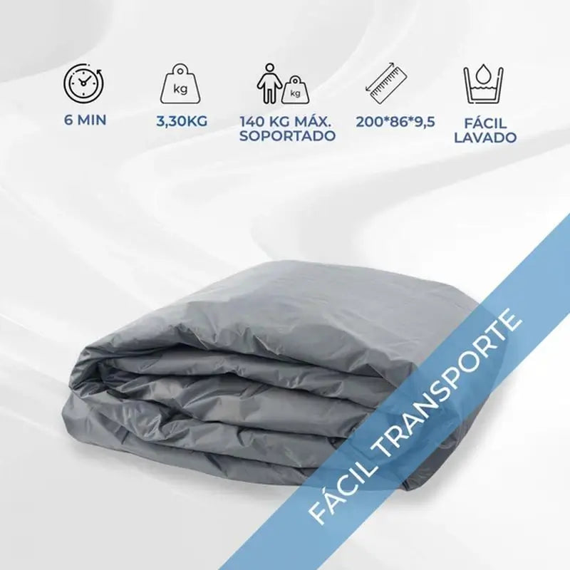 Mobiclinic Mobi2 Materasso antidecubito ad aria con compressore, 20 celle. 200 x 86 x 9,5 cm
