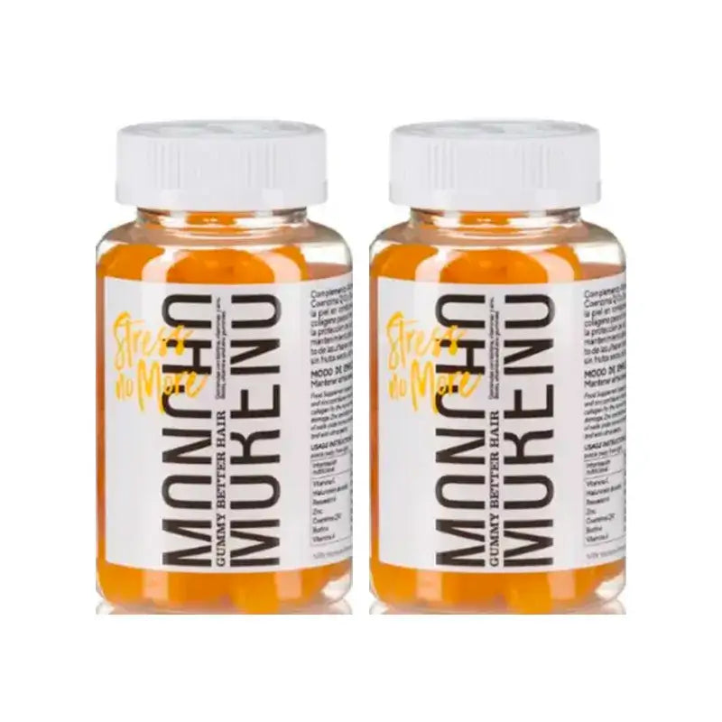 Moncho Moreno Gummy Stress No More, Confezione 2 x 60 unità
