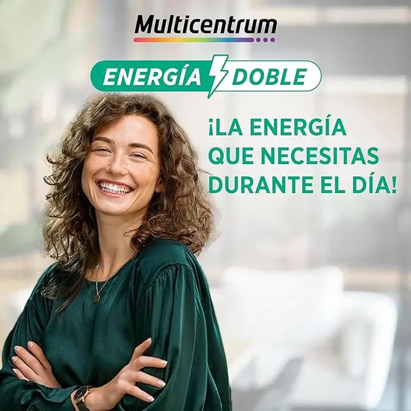 Multicentrum Energy Integratore alimentare multivitaminico doppio, 20 compresse