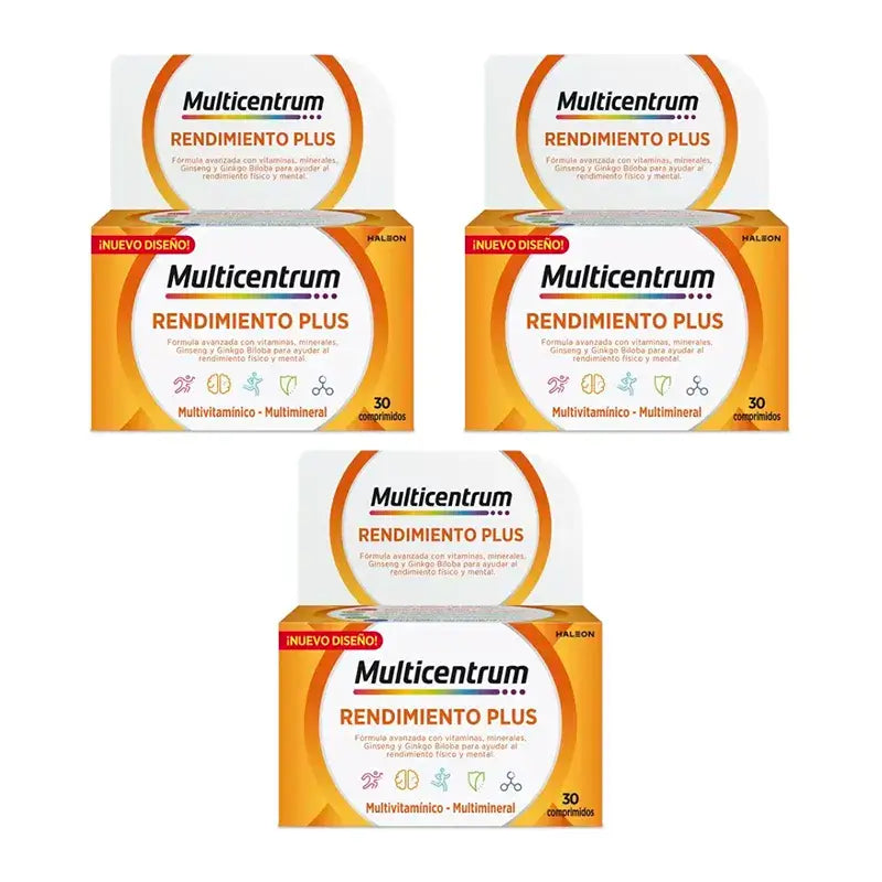 Multicentrum Performance Plus Multivitaminico Confezione 3 x 30 Compresse