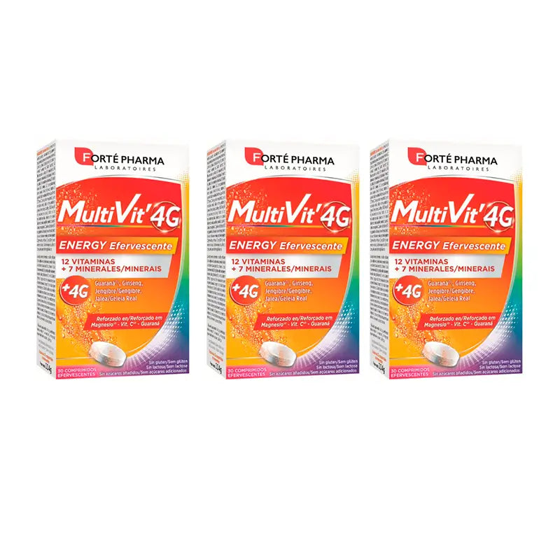 Multivit Triplo 4 g Energia Eferv