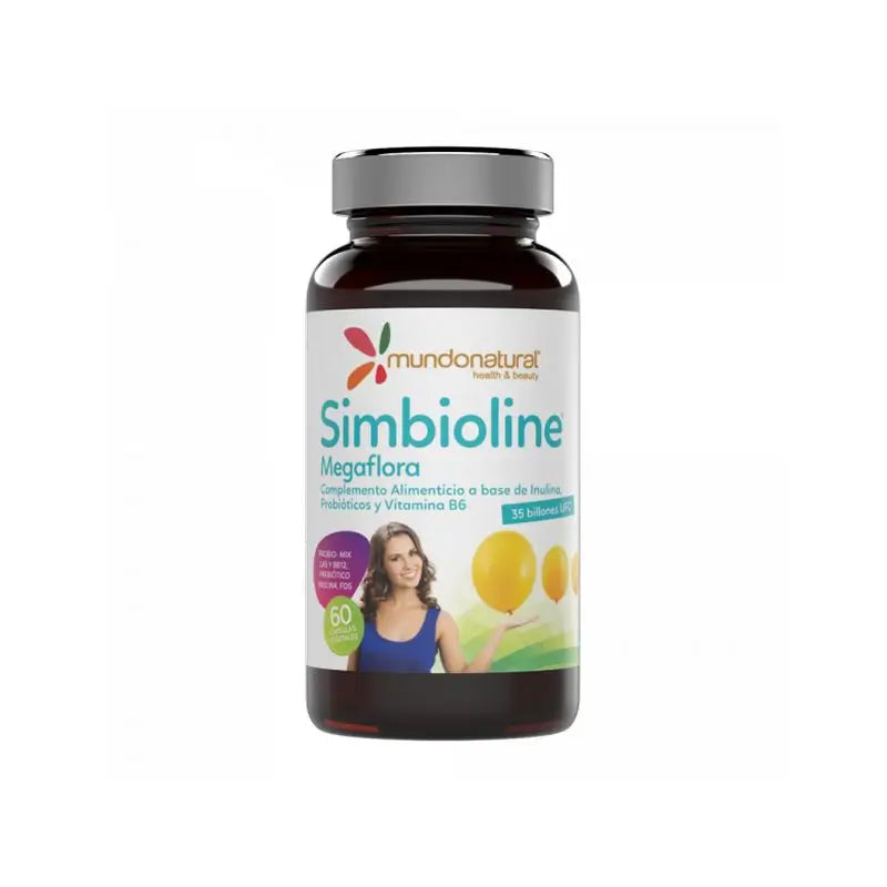Mundo Natu Simbioline Megaflora Flat Belly , 60 capsules