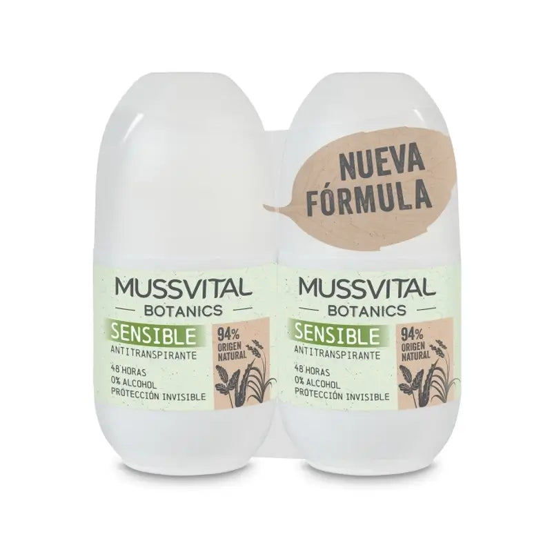 Mussvital Botanics Sensitive Moisture , 2 x 75 ml