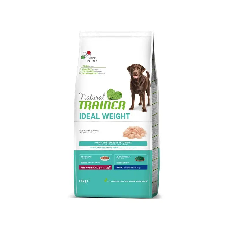 Natural Trainer Canine Adul Med Max Weight 12Kg, cibo per cani