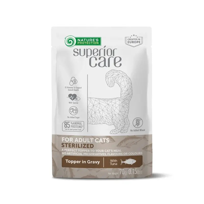 Natures Protection Detox Cat Steri. Tonno Adulti Tutte le Razze 24X70Gr