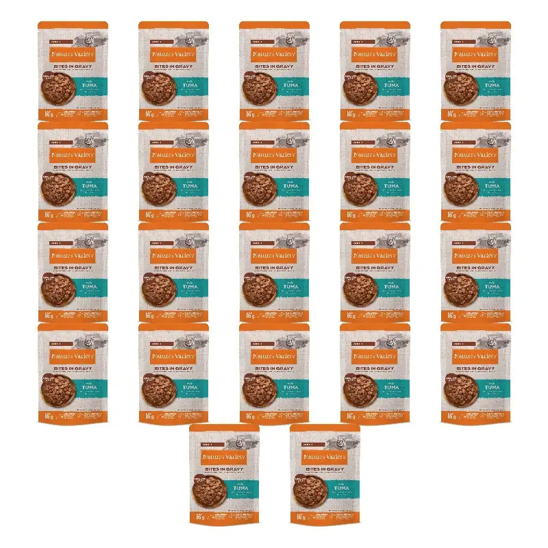 Nature'S Variety Cibo umido per gatti, con tonno, porzioni singole, 22 x 85 g