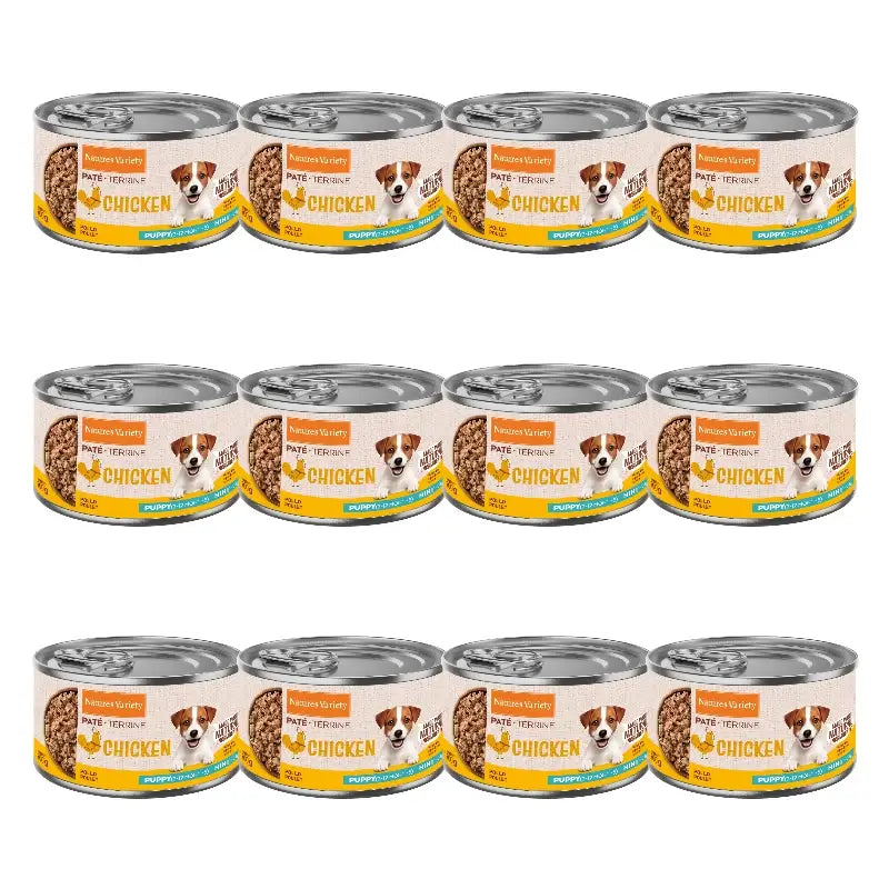 Nature'S Variety Cibo umido per cani, cuccioli mini, al pollo, porzioni singole, 12 x 200 g