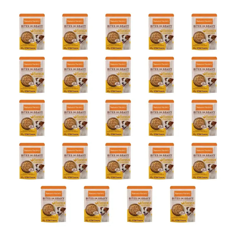 Nature's Variety Mini Pollo e Verdure, 100 g, confezione da 24