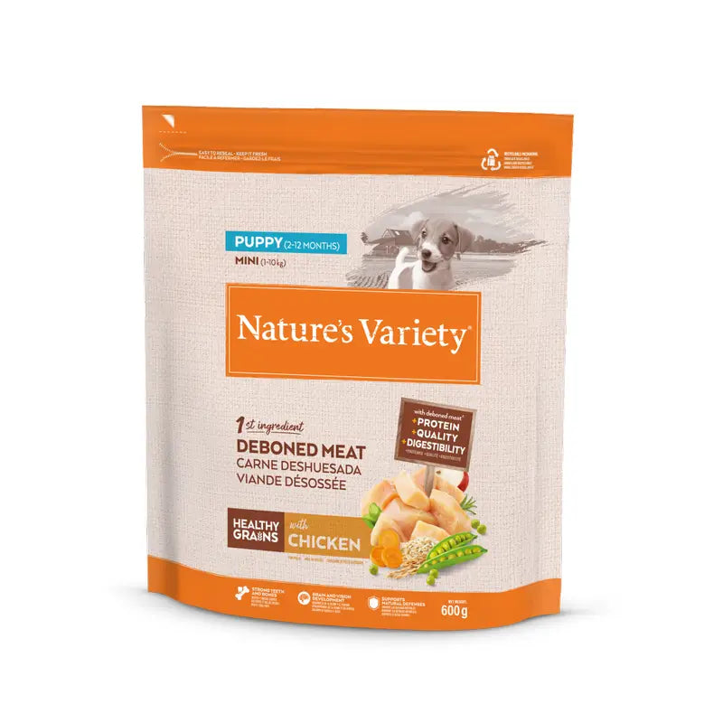 Nature'S Variety Mangime per cani, Mini, al pollo, naturale, 600 g