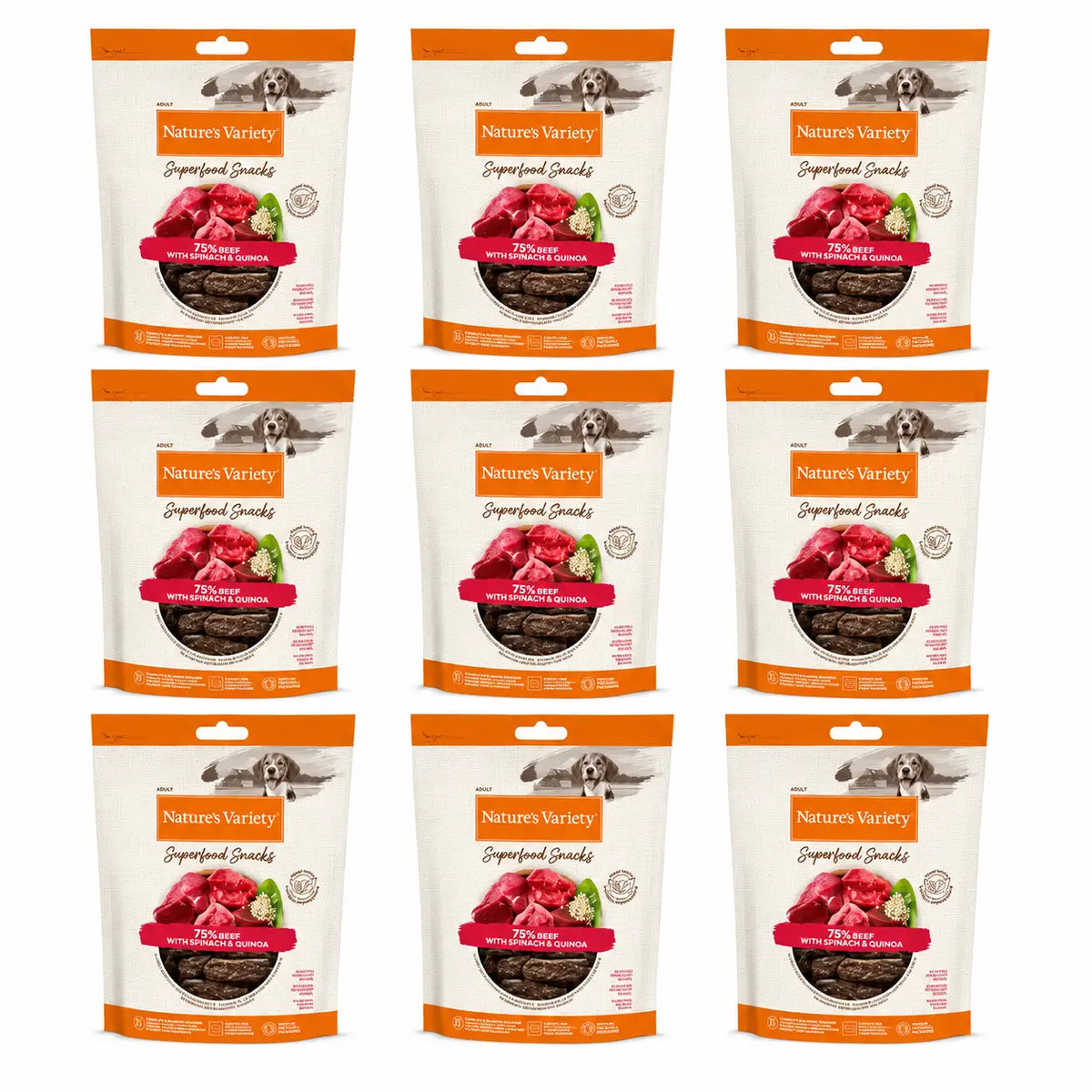 Nature'S Variety Snack Nvd Delibars Spfood Sncks Manzo 0,070 kg, 9 x 70 g