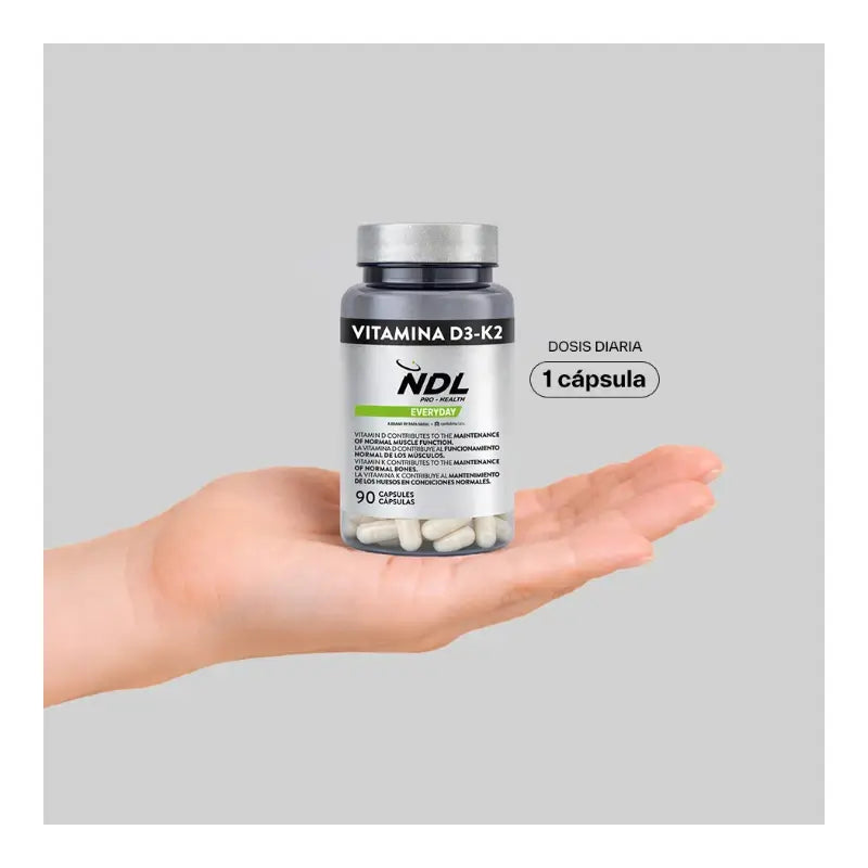 Ndl Pro-Health Vitamina D3 e K2, 90 capsule
