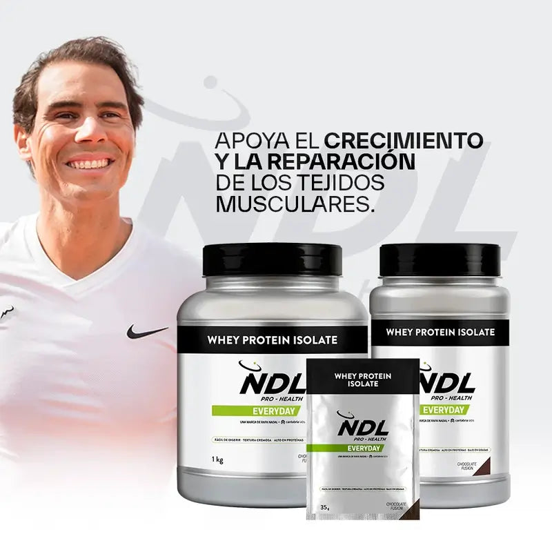 Ndl Pro-Health Whey Protein Isolate - Proteine isolate, Chocolate Fusion, 500 g