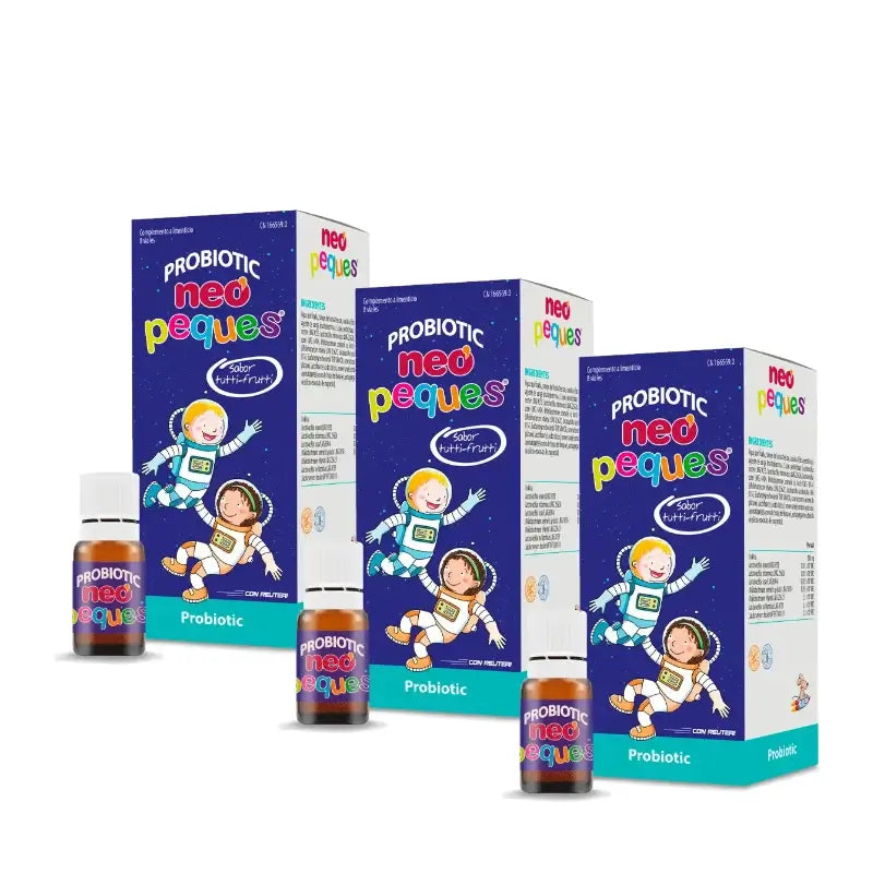 Neo Peques Probiotic, 8 fiale, confezione da 3
