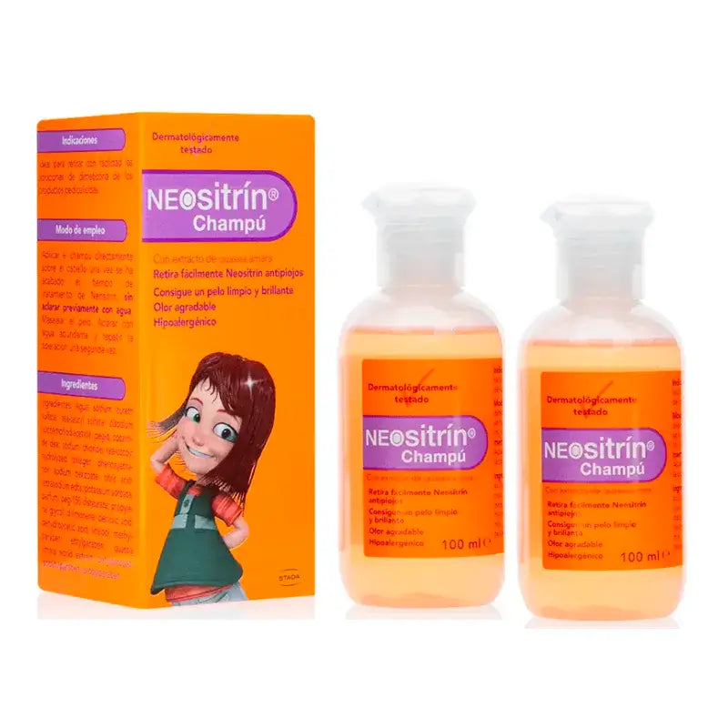 NEOsitrin® Shampoo antipidocchi, confezione 2 x 100 ml