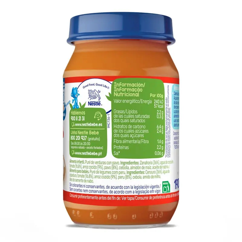 Budino di riso e pomodoro e tacchino Nestlé , 190g