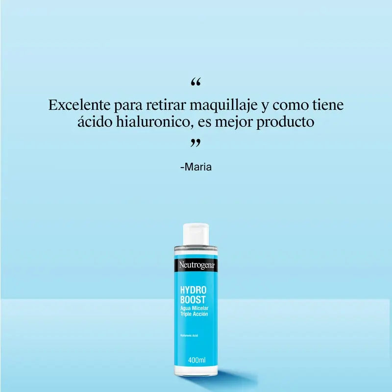 Neutrogena Hydro Boost Acqua micellare struccante per il viso, 400 ml