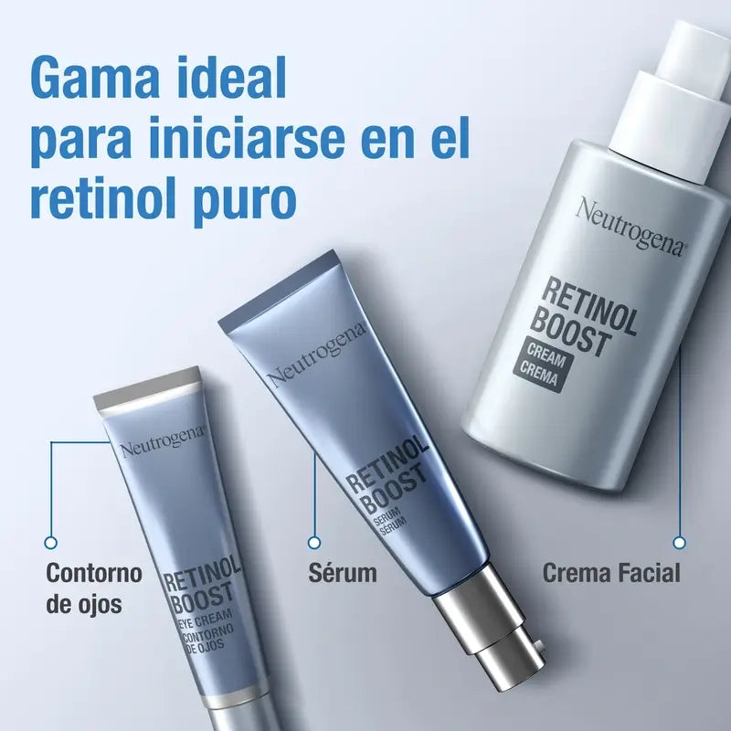 Neutrogena Retinol Boost Siero viso antirughe, 2X15 Ml
